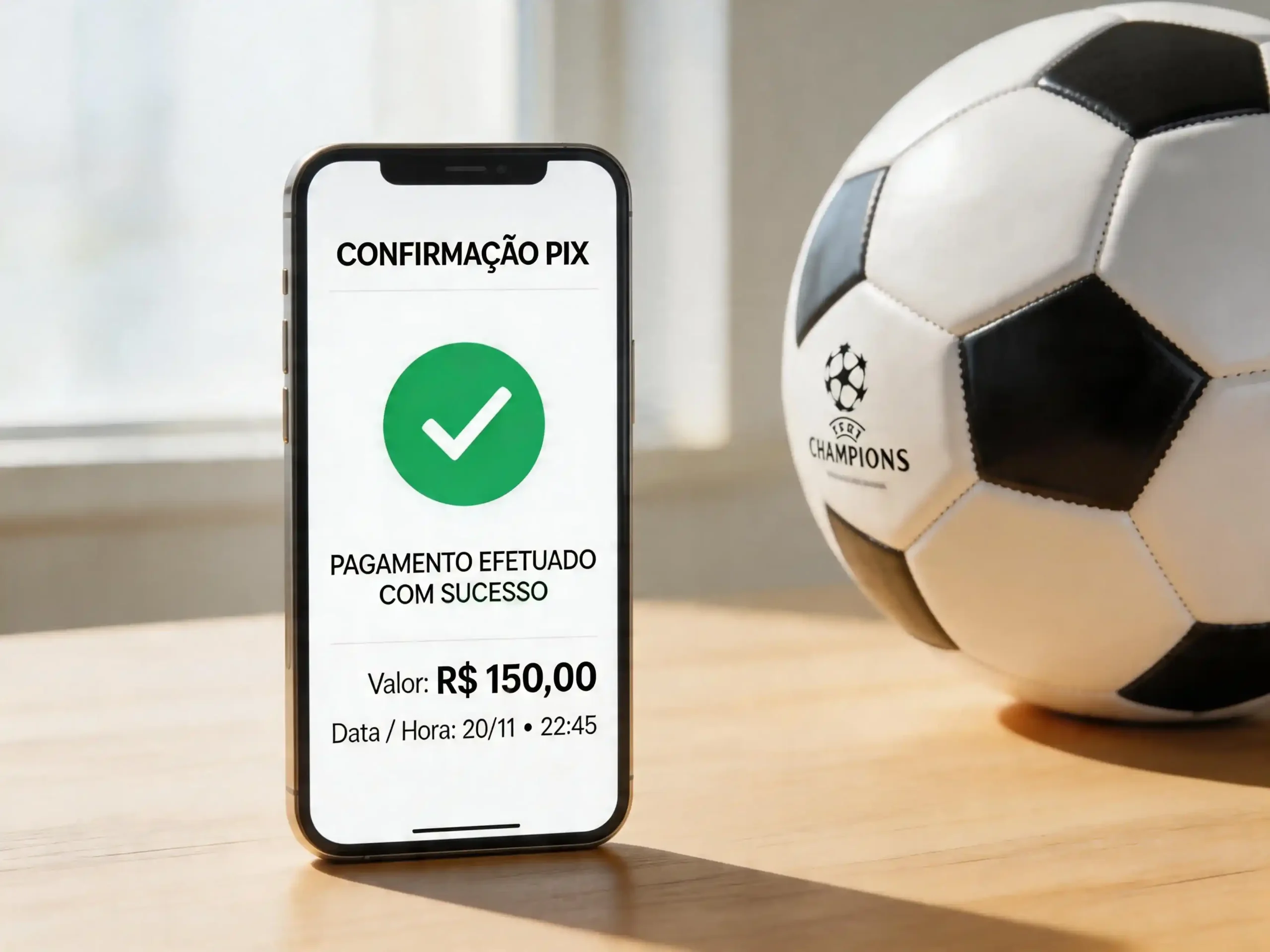 Apostas na Champions League com Pix e casas que aceitam